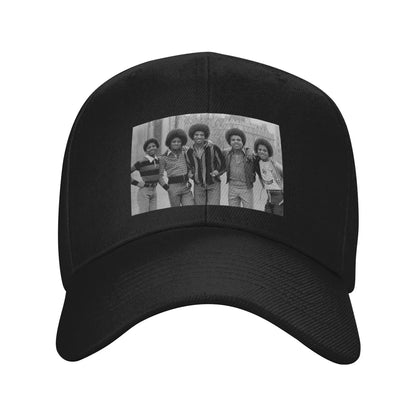 Summer Michael Jackson The Jackson  Band Photo In London Baseball Cap