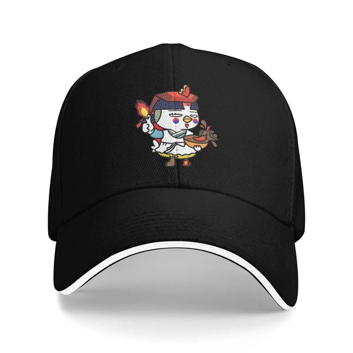 Unisex Baseball Hats Buldak Ramen Hot Chicken Flavor Noodles Baseball Caps