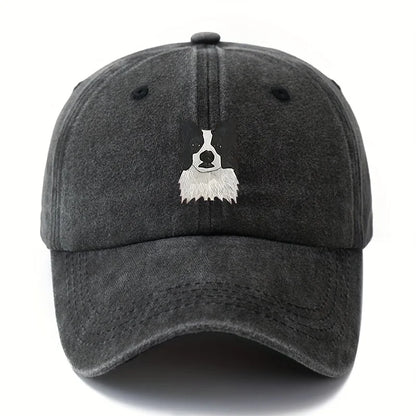 Printed Cute Border Collie Dog Baseball Cap