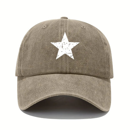 Star Print Baseball Cap
