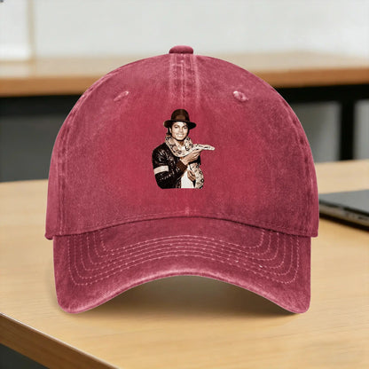 MJ And Snake Michaels Jacksons Casual Baseball Cap