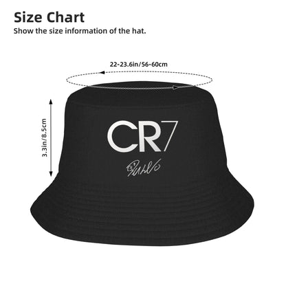 Woman Bucket Hats CR7 Football Soccer Ronaldos