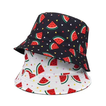 Fashion Print Hip Hop Bucket Hat Summer Men Fisherman Caps