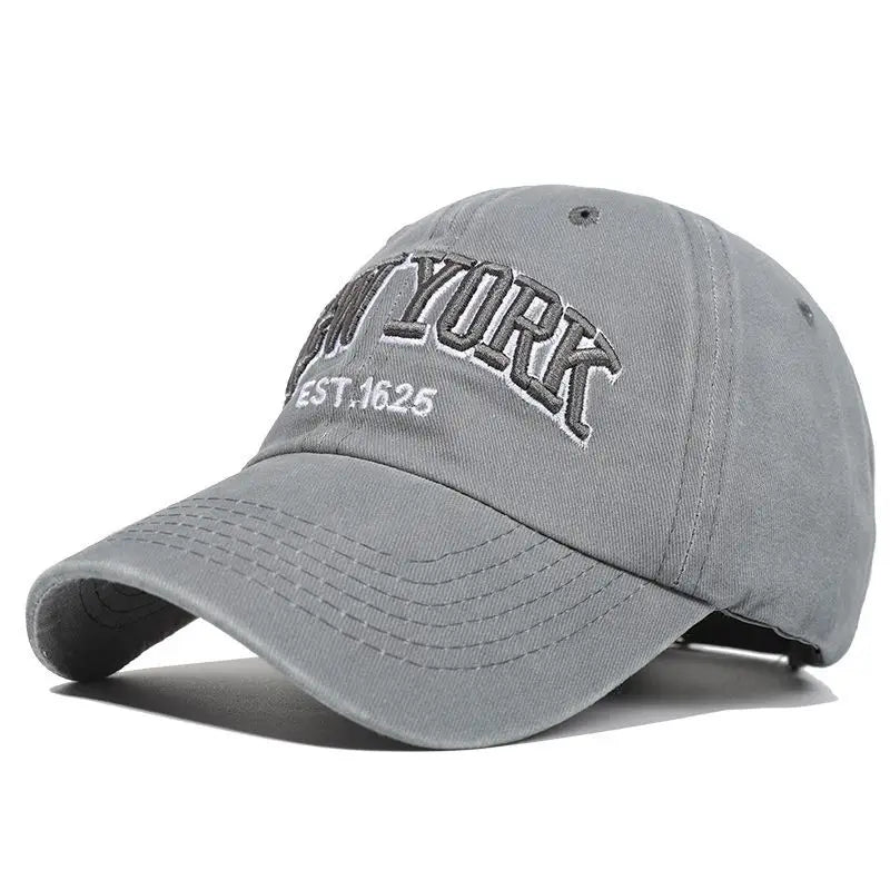 NEW YORK Washed Cotton Cap For Men Women Gorras Baseball Caps