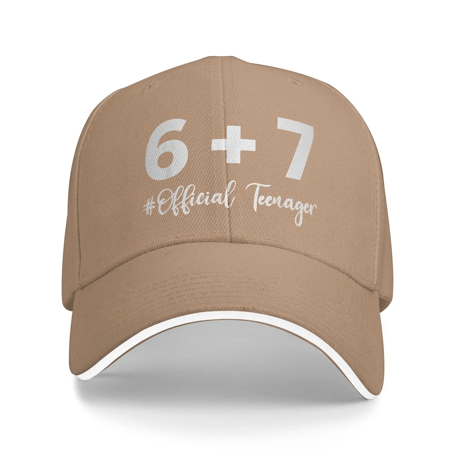 Summer Funny 13th Birthday Teenager 13 Year Old Baseball Cap