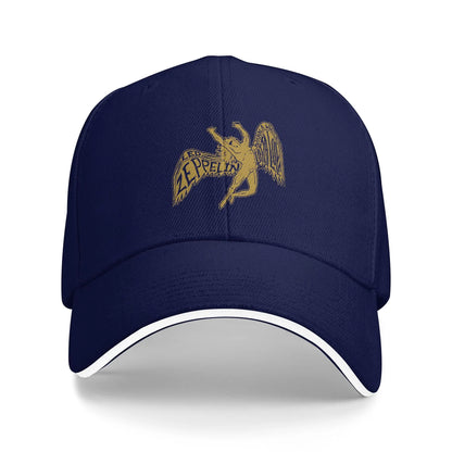Summer Casual Baseball Cap Rock Leds Zeppelins Band Art Outdoor Gym Trucker Hat For Couple Women