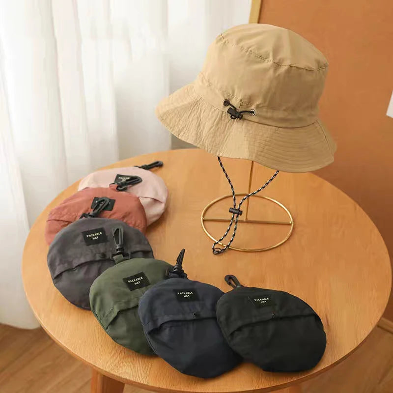 Quick Drying Fisherman Caps Women Men Summer Outdoor Beach Panama Hats Waterproof Camping