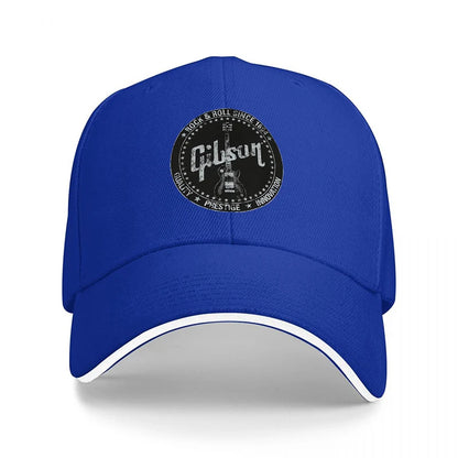 Gibson Logo Black Baseball Cap