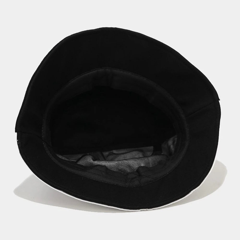 Cotton Bucket Hat Patchwork Graffiti Unisex
