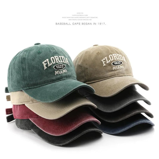 Vintage Washed Cowboy Baseball Cap
