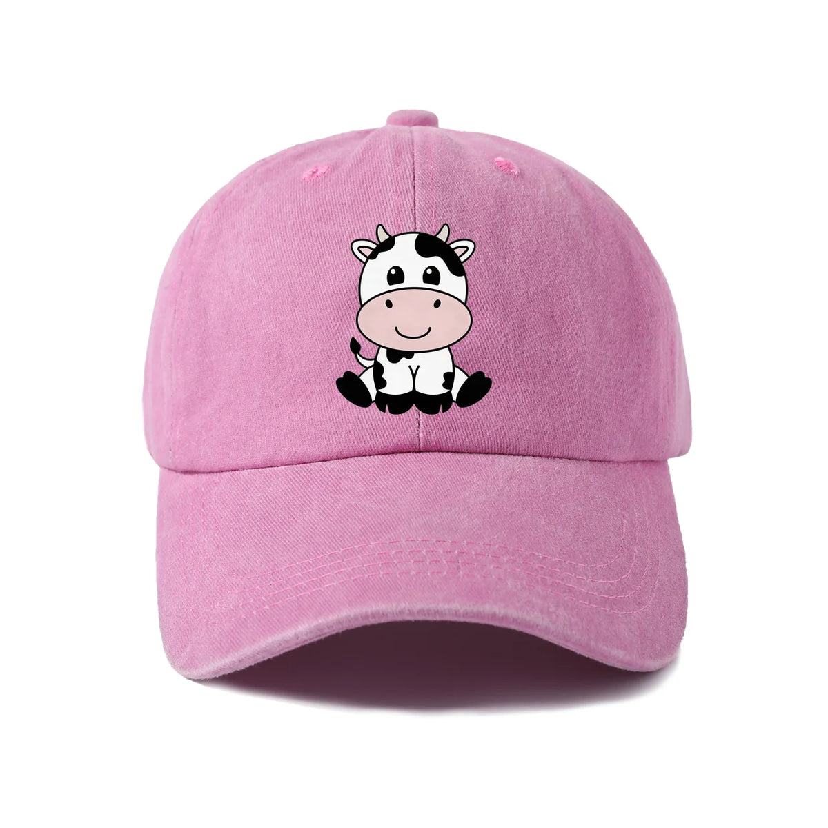 Cute Animal And Love Art Graphic Vintage Washed Baseball Cap