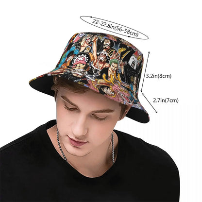 Unisex Bucket Hats One Piece  Anime Manga