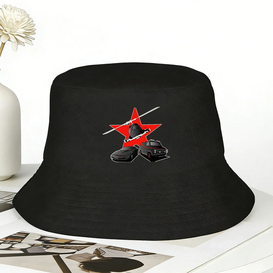 Men Women 80s Heroes Dark Version Bucket Hat
