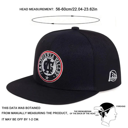 Unisex Letter Embroidery Hip-hop Hats Snapback Caps