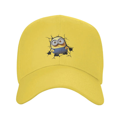 Baseball Caps Funny Minions Face Kawaii Outfit For Men Women