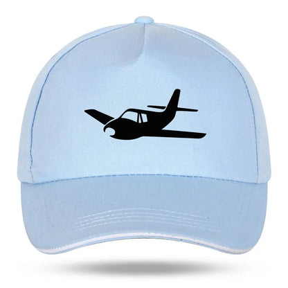 New Men Women Fashion Airplane Pilot Wings Funny Print Baseball Caps