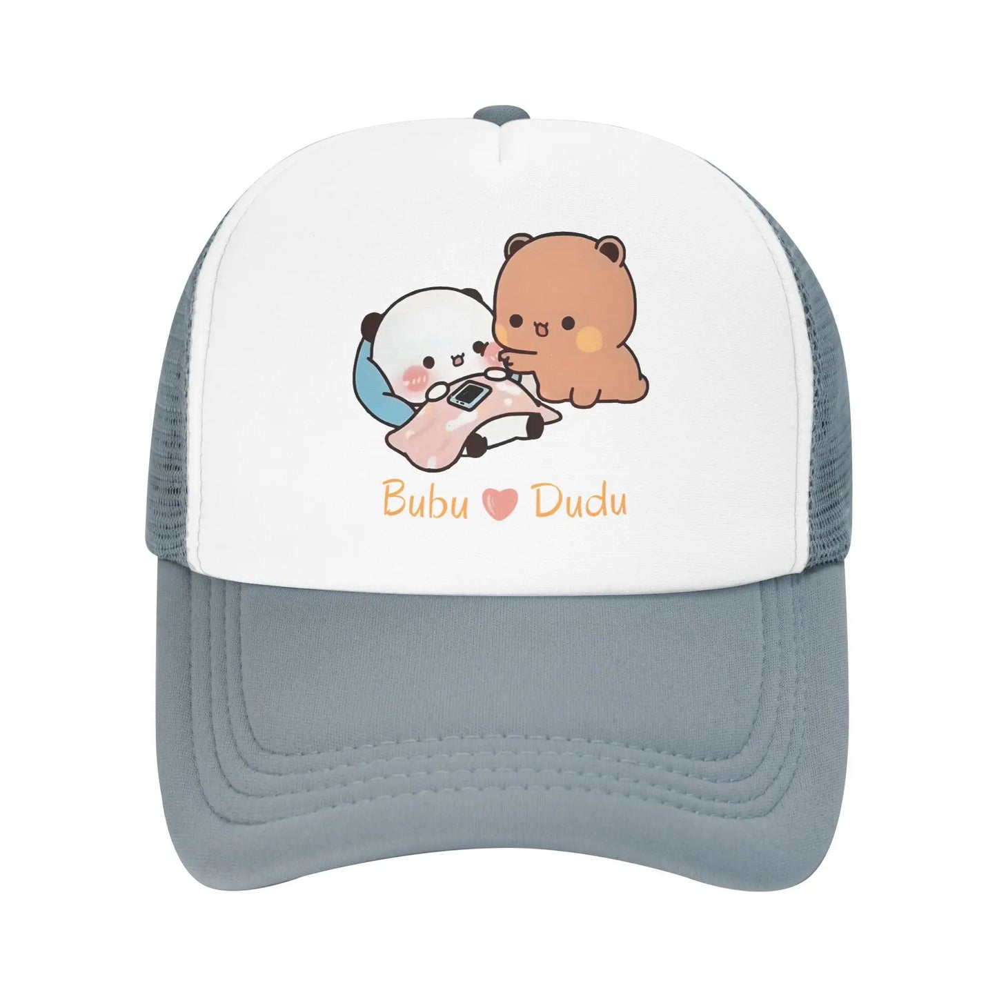 Bubu Dudu Cozy Time Warmth And Love Mesh Baseball Cap Men Women