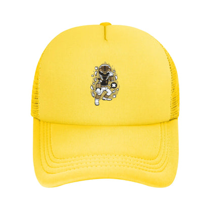 Gold Zeo Power Rangers Mesh Baseball Caps