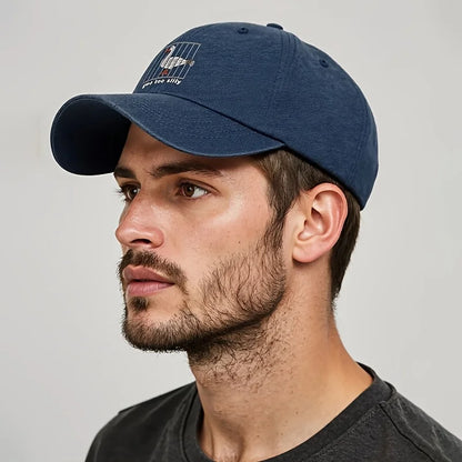 Interesting Goose Iron Cage Print Baseball Cap