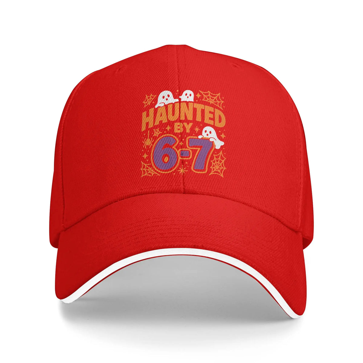 Haunted By 67 Halloween Meme Funny 67 meme Halloween Sun Baseball Cap