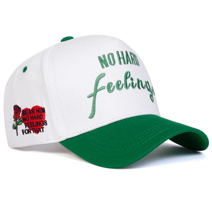 Unisex NO HARD FEELINGS Embroidery Side Love Rose Baseball Caps
