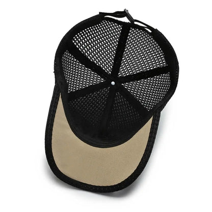 Full Mesh Sun Protection Caps Adjustable Quick Dry Summer Baseball Cap