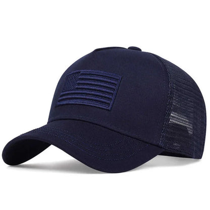 USA Flag Mesh Baseball Cap