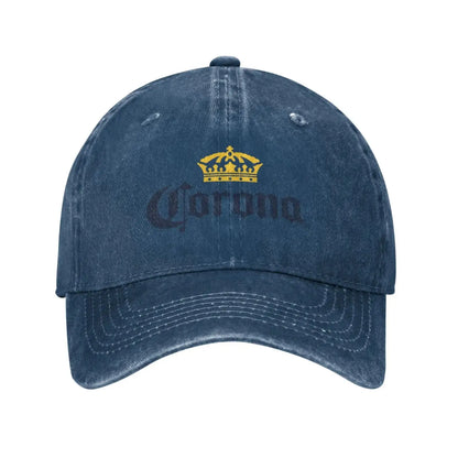 Corona Baseball Cap Classic Beer-print Cowboy Hat Unisex Teens Trucker Dad Hat