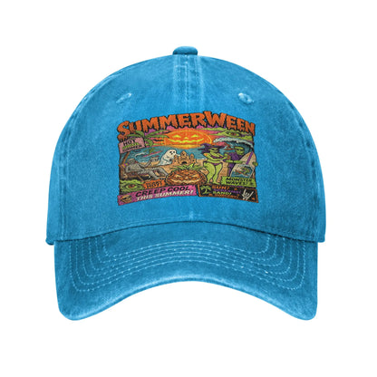Ghoul Summer Monster Waves Creep Cap Baseball Cap