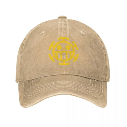 Skull One-Piece Anime Summer Autumn Cap Hats Dad Baseball Cap