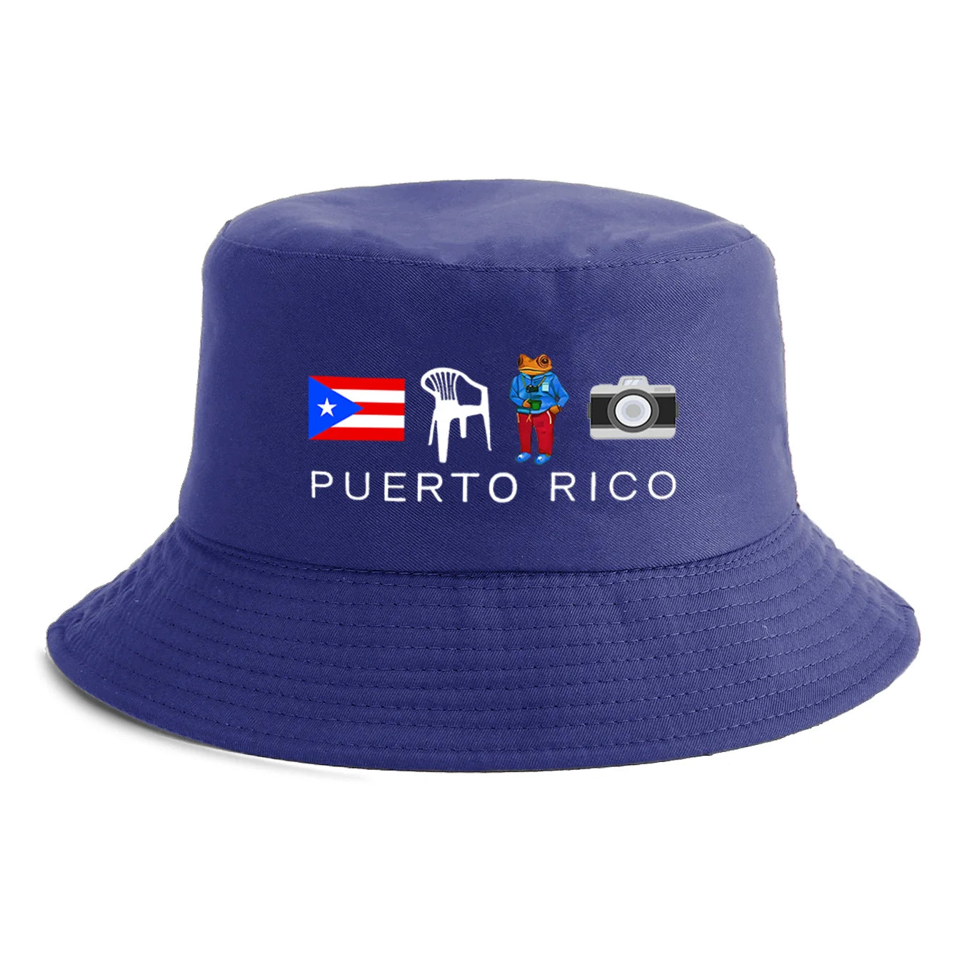 Reversible Puerto Rico Print Bucket Hat