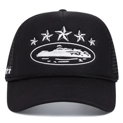 Unisex Men Women Cap Pentagram Embroidery Baseball Caps
