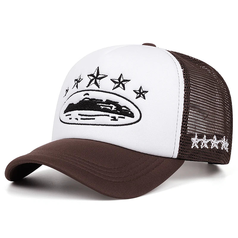 New Five Star Embroidered Men's Trendy Baseball Hat