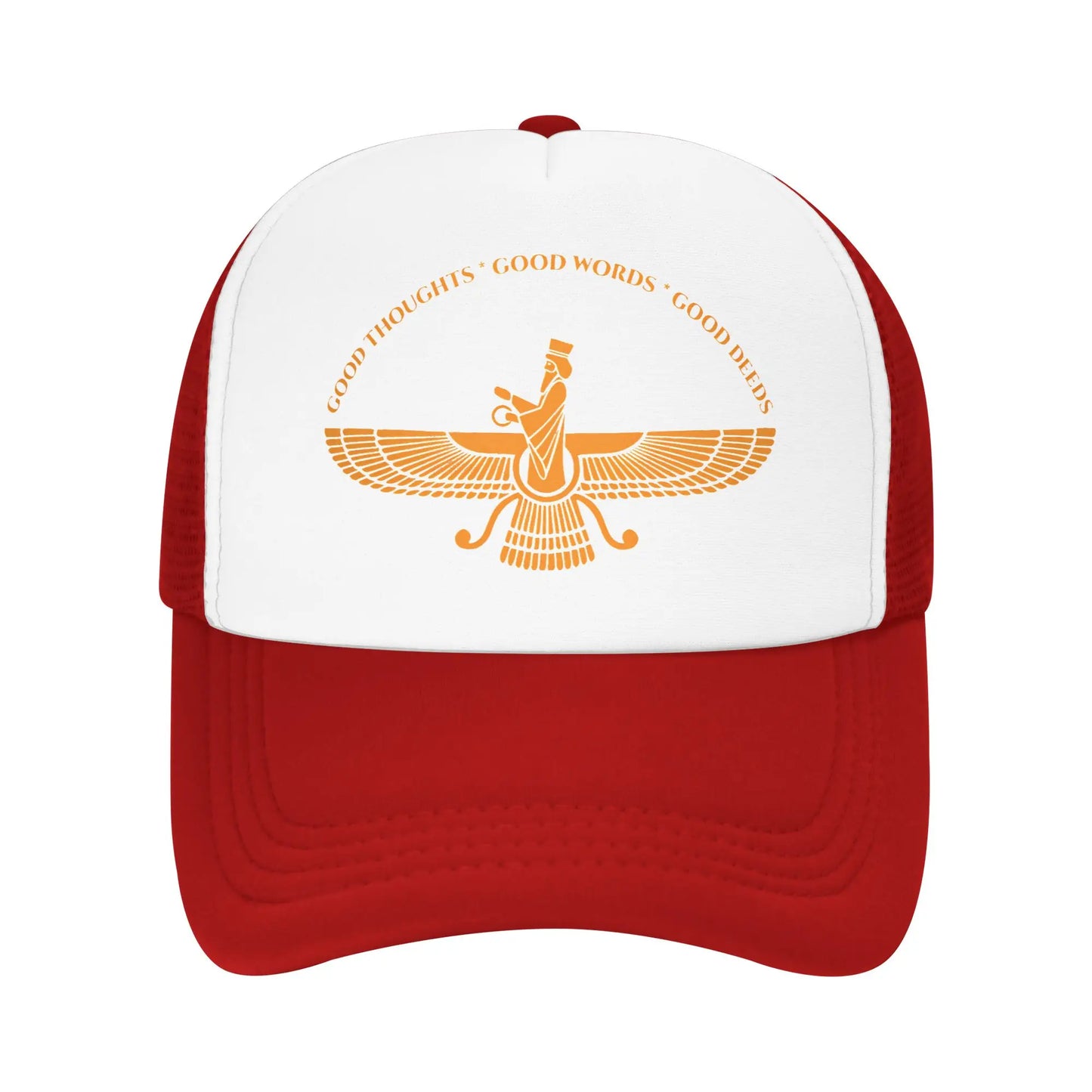 Faravahar Zoroastrian Symbol Good Thoughts Good Words Iran Casual Baseball Cap