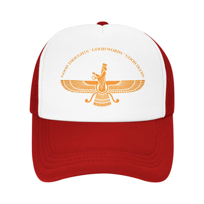 Faravahar Zoroastrian Symbol Good Thoughts Good Words Iran Casual Baseball Cap