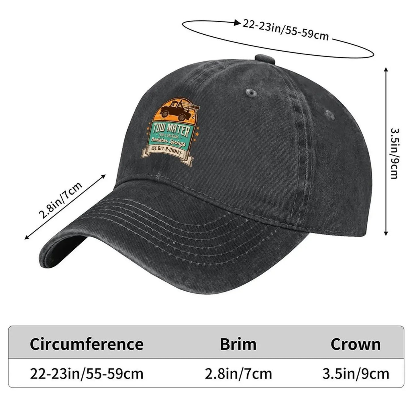 Tow Mater - Tow & Salvage - Vintage Baseball Cap