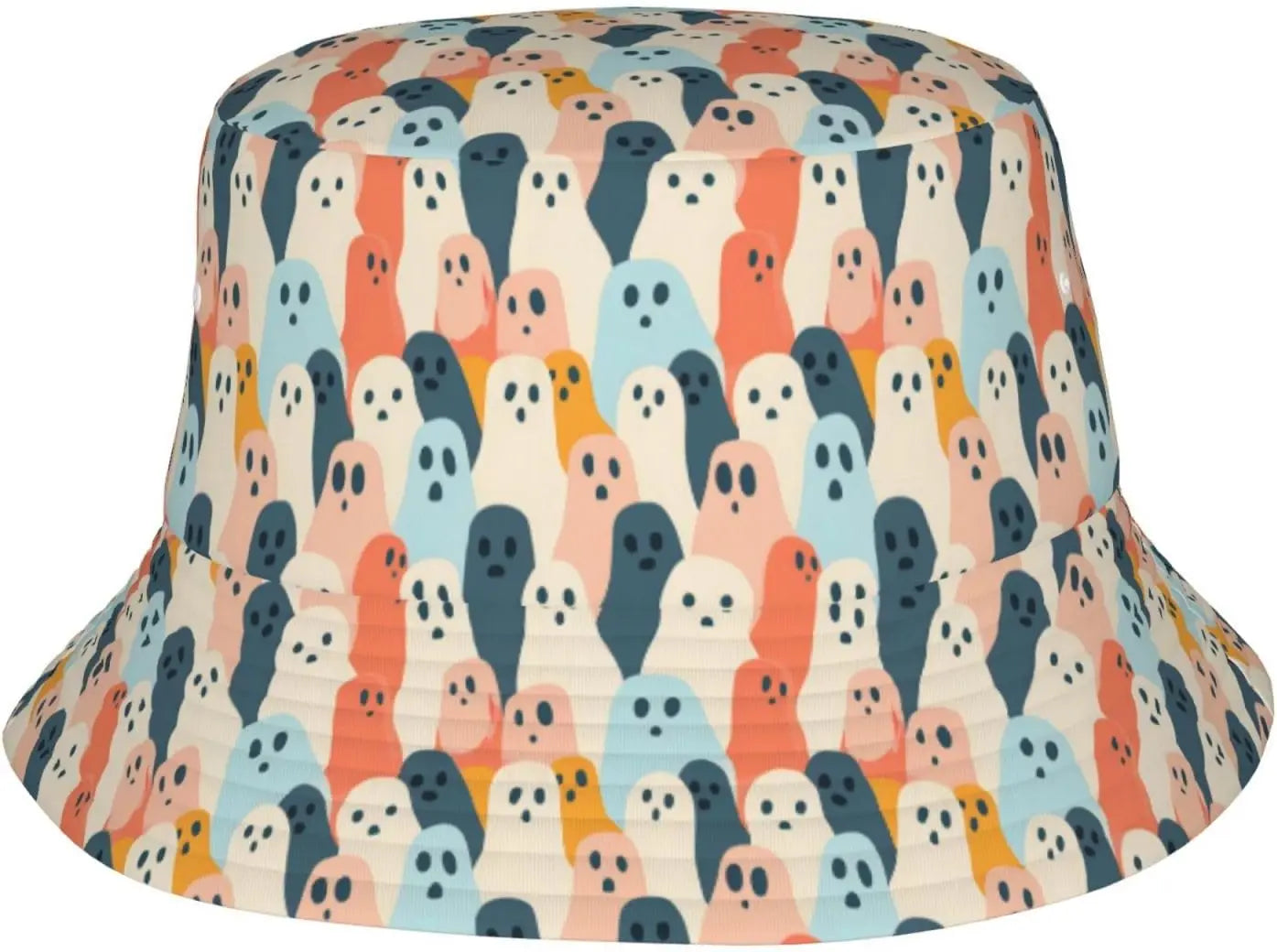 Halloween Bucket Hat Funny Ghost Hat