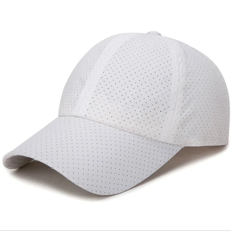 New Summer Men Women Snapback Quick Dry Mesh Baseball Cap Sun