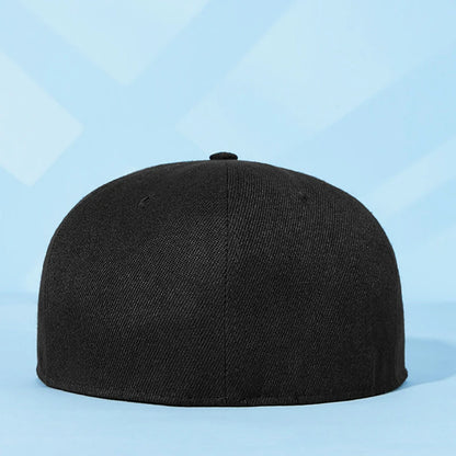 Big Bone Man Plus Size Baseball Caps Adult Flat Peak Hip Hop Fitted Hat Men Women