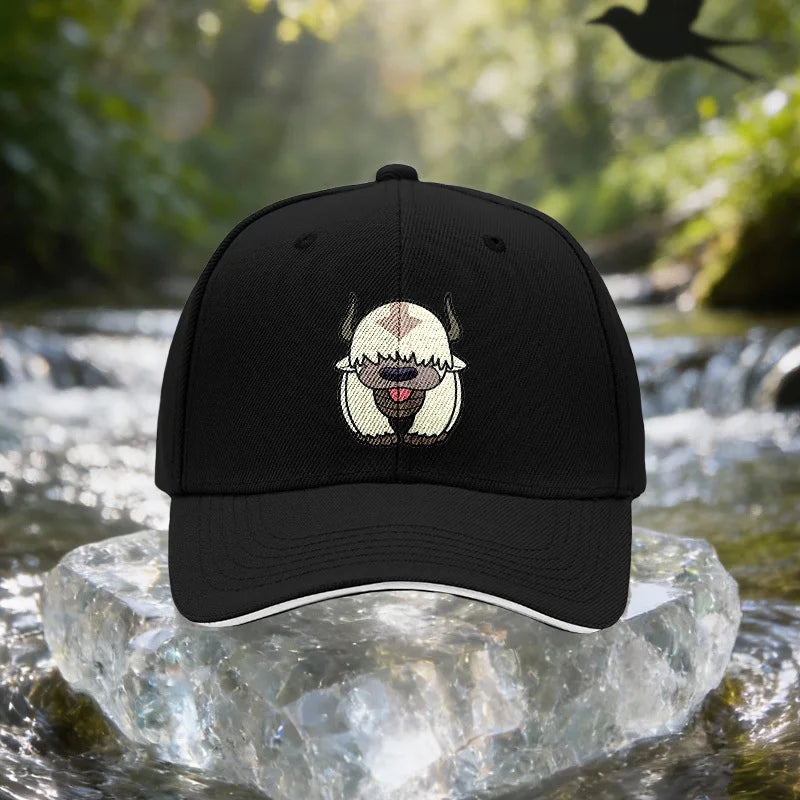 Baseball Cap with Cute Animal Avatar Patterns