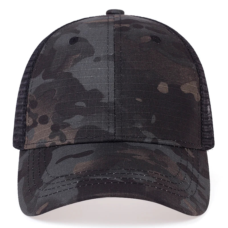 Mesh Summer Sun Hat Caps For Men Women Adjustable Baseball Cap