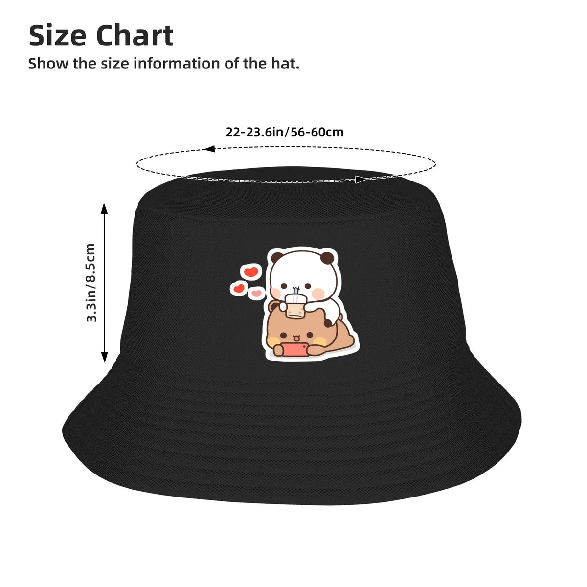 Bubu Dudu Enjoying Time Bucket Hat