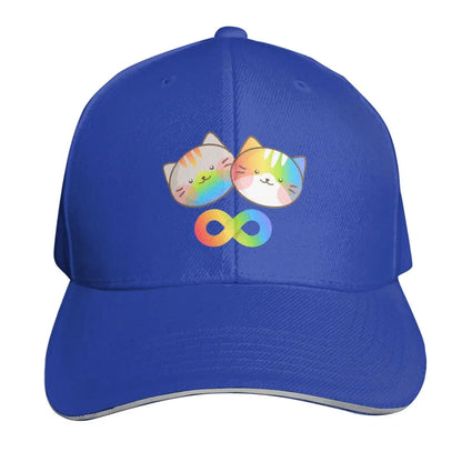 Autistic Cat Animal Cap Fashion Casual Baseball Caps