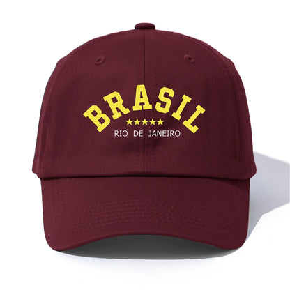 BRASIL Print Baseball Cap For Adults