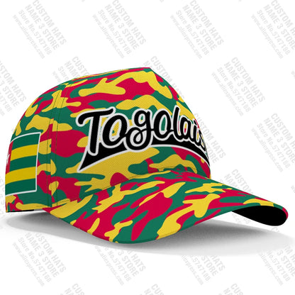 Togo Baseball Caps Free 3d Custom