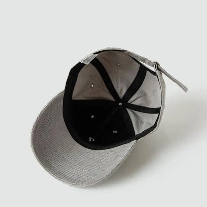 Winter 60-65 cm Large Size Corduroy Baseball Cap For Men Women