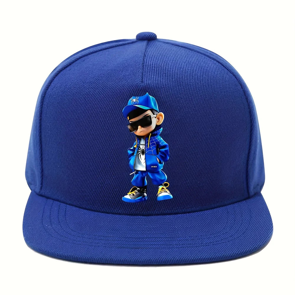 Cool Spider Pattern Printed Baseball Cap