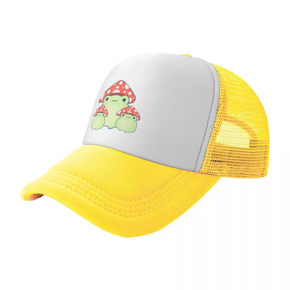 Mushroom Frog Family Baseball Cap