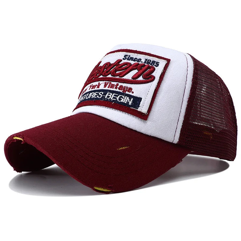 New Letter Embroidery Baseball Cap Chapeau Homme