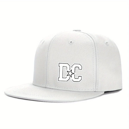 Unisex Letter Print Hip-hop Snapback Cap